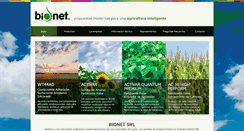 Desktop Screenshot of bionetsrl.com