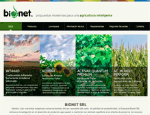 Tablet Screenshot of bionetsrl.com